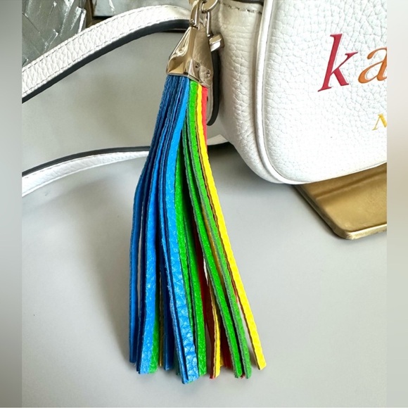 Kate Spade Kourtney Rainbow Camera Bag EUC - Picture 9 of 14